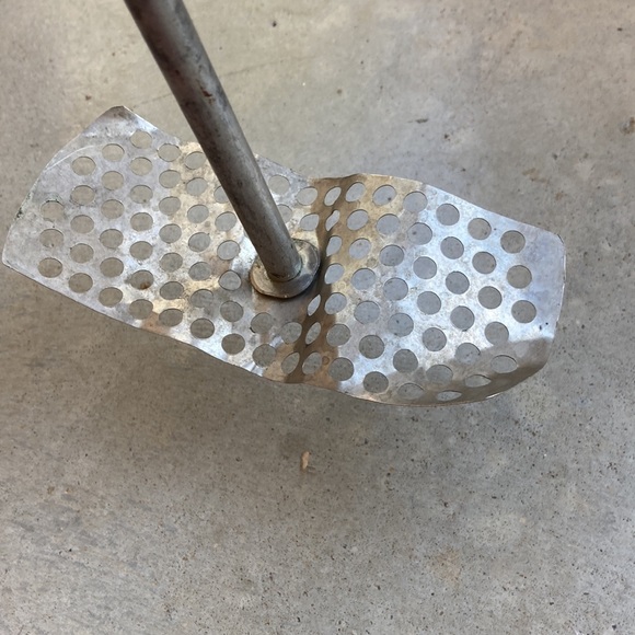 Antique DUPLEX CREAM WHIPPER. green wooden handle kitchen hand mixer. Works! - Picture 5 of 6